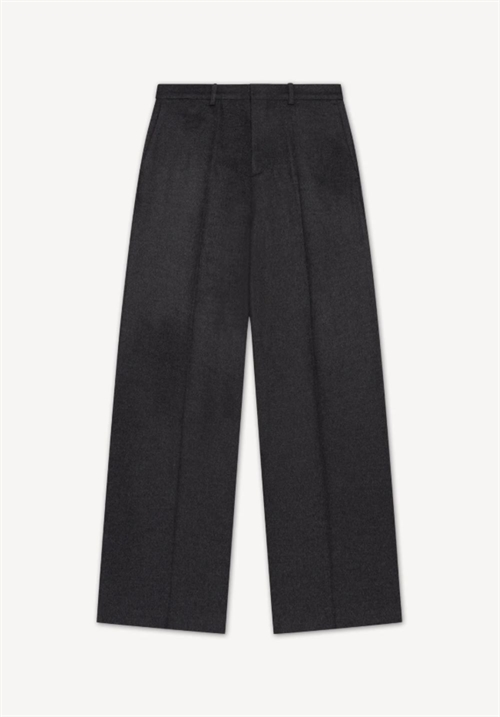 HERMAN WIDE-LEG TROUSERS CHARCOAL
